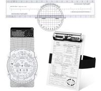 HWIREUIGT Essential Pilot Accessories Aviation Aluminum Kneeboard E6b Flight Computer Calculator Tools Kit Gift