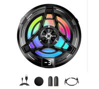 HWIREUIGT Magnetic Mobile Radiator Phone Cooler with Digital Display Semiconductor Cooling Fan Cooler for Tablet/Phone Cooler,A