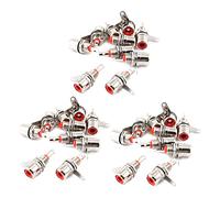 HWIREUIGT Phono Chassis Panel Mount Female Connector Socket 30 Pcs