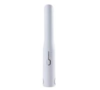 HWJAHQ 2 in 1 Cordless Hair Straighteners and Curler,USB Rechargeable Travel Straightener,Portable Mini Curler, White