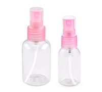 HWJAHQ 2 x Travel Bottles Set Empty Plastic Atomiser Refillable Perfume 50 & 30ml