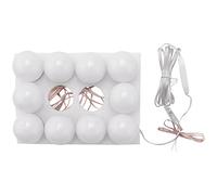 HWJAHQ Style LED Mirror Light Makeup USB Cosmetic Make Up Lamp 10 Bulbs Kit 3 Colors Lighting Beauty Dressing