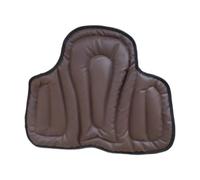 HWJFDC Saddle Pad Horse Saddle Pad Practical Quilted Western Comfortable PU Leather For Dressage Thick Non Slip(Brown)
