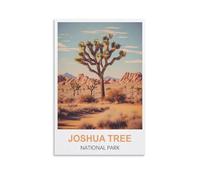 HWJJUII Joshua Tree National Park Vintage Travel Poster 16x24inch(40x60cm) Canvas Art Poster And Wall Art Picture Print Bedroom Decor