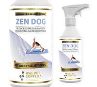 HWL Pet Supplies - Dog Calming Spray - Dog Calming Products - Dog Anxiety Relief - Nervous Dog Products - Valerian For Dogs - Dog Calming Anxious Dog - Reduces Stress & Anxiety - ZEN DOG - Made In UK