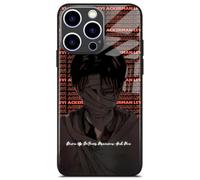 HWLHJJ Levi-Ackermann Unique Anime Phone Case: Manga Glass Shell with Eye-Catching Art for iPhone 16 Pro Max