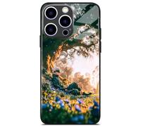 HWLHJJ Satoru Gojo Unique Anime Phone Case: Manga Glass Shell with Eye-Catching Art for iPhone 13 Pro Max