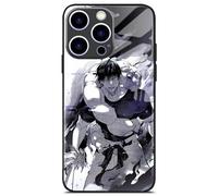 HWLHJJ Toji Fushiguro Jjk Unique Art Manga Phone Shell, Fashion Shonen Anime Design Glass Case for iPhone 11