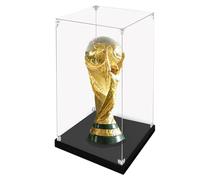HWLL Acrylic Display Case 20/25/30/35/40/50/60 Cm Tall Acrylic Storage Box, Clear Dustproof Protection Showcase with Black Base, Display Case for Trophies Badges Artwork(30x20x35cm(12"x8"x14"))
