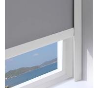 HWLL Light Gap Blockers for Blinds PVC Window Side Light Gap Blockers, L -Shaped Roller Blinds Curtains Edge Light Blocking Strips, 2 Pcs 100% Blackout Bedroom Shading Groove(White,78in/198.1cm)