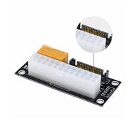 Hwmsza 24Pin To 4Pin Molex Synchronous Dual Power Starting Line ATX Add2psu Dual PSU Power Supply Sync Adapter Compatible With Mining (Color : 24Pin To SATA Black)