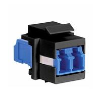 Hwmsza RJ45 & LC & SC Coupler Snap-in Keystone Frame Blind Plate Compatible With Modular Blank Patch Panel (Size : 50pcs, Color : LC SC Keystone Frame)