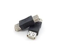 Hwmsza USB 2.0 Plug A Female To Female Coupler Cord Adapter Connector Extension Extender Data Cable Cord M/M Converter