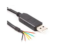 Hwmsza USB RS232 Adapter To Wire End Cable Chipset Serial Output Cable Support Win10 Vista Win8/7/android/xp/2000/M/linux