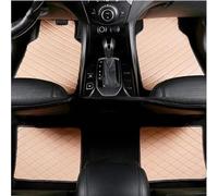 HWMUMI 4Pcs Leather Car Floor Mats for Subaru Solterra 2022-2025, Waterproof Front Rear Set Auto Rugs Car Carpet Performance Liners Accessories Interio,G/Beige