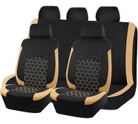hwojjha Vehicle Seat Covers for Mercedes-Benz S500 4matic 2019-2026 | Vehicle seat covers, shaped front sections, rear bench coverage, separate headrest areas, layered panel appearance