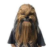 Hworks Chewbacca Headgear Full Face Mask Latex Cosplay Costume Props for Halloween Party