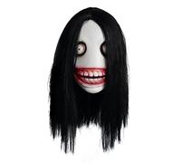 Hworks Jeff the Killer Mask Latex Headgear Scary Cosplay Costume Props for Halloween Party
