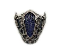 Hworks Mortal Kombat Cosplay Mask Halloween Cosplay Props PVC Half Face Cosplay Mask