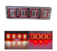 HWORKS Rear Tail Light Lamp 2x 46cm Waterproof LED Truck Trailer Lorry Taillight Warning Light Rear Taillight Stop Lorry Bus Brake Reverse Turn Lamp Tail Lights (Size : 24V)