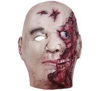 Hworks Rotten Human Face Mask Latex Full Face Cover Halloween Costume Prop