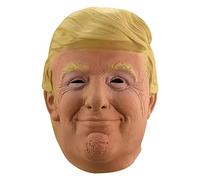 Hworks Smile Trump Mask Simulation Latex Headgear Cosplay Costume Props for Halloween Party