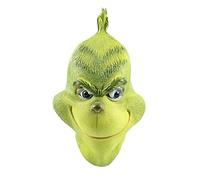 Hworks The Grinchs Mask Latex Headgear Cosplay Costume Props for Halloween Party