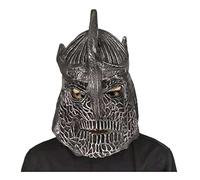 Hworks The Man in the Iron Mask Scary Full Face Mask Latex Cosplay Costume Props for Halloween