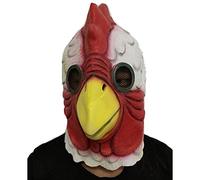 Hworks Turkey Chicken Headgear Party Latex Full Face Mask Animal Cosplay Costume Props for Halloween