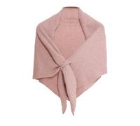 Hworto Pashmina Shawl Wraps Wool Cashmere Knitted Shoulder Top Sweater for Women Evening Wedding Gifts, Dusty Pink, One Size
