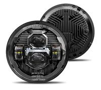 HWSTAR Pair New Upgraded 1000% Brighter Anti-glare 7 Inch Led Headlights Round Compatible with Jeep Wrangler JK JKU TJ LJ Chevy Ford GMC Dodge Mazda Nissan VW Mack etc DOT H6024 Hi/Low Sealed Beam