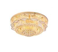 HWSY Crystal Firework Ceiling Light/Lamp Modern Sputnik Chandelier Lighting Fixtures Decoration Bedroom Living Dining Room Wrought Iron Flush Mount Ceiling Lamp,Electroplating Gold,80X32Cm(31X13Inch)