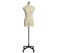 Female Sewing Mannequin, Women Dress Form Tailor Dressmakers Dummy Mannequin Stand on Wheels for Sewing Clothes (Color : White, Size : XXL-Model 88) Interesting