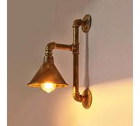 HWSY Vintage Water Pipe Wall Lights Retro Steampunk Wall Sconce Personalized Decoration Loft Industrial Warehouse Wall Fixtures Lighting for Bar Restaurant Decor Interesting