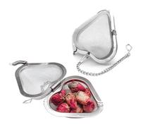Hwtcjx Pack of 2 Tea Strainers, Tea Strainer for Loose Tea, Tea Infuser with Hook Handle, Fine Mesh Tea Strainer, Tea Strainer for Teapot, 304 Stainless Steel Tea Filter for Tea, Rose, Coffee, Spices,