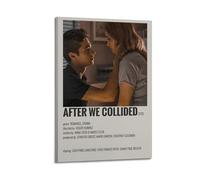 HWUEWQLERJI after We Collided Posters Wall Art Vintage Poster Decorative Painting Aesthetic Canvas Decor for Living Room Bed Room 12x18inch(30x45cm) Frame-style
