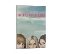 HWUEWQLERJI Big Little Lies Posters Wall Art Vintage Poster Decorative Painting Aesthetic Canvas Decor for Living Room Bed Room 16x24inch(40x60cm) Frame-style
