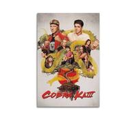 HWUEWQLERJI Cobra Kai TV Series 1 Posters Wall Art Vintage Poster Decorative Painting Aesthetic Canvas Decor for Living Room Bed Room 24x36inch(60x90cm) Unframe-style