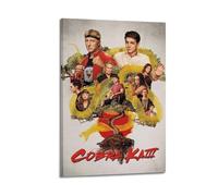 HWUEWQLERJI Cobra Kai TV Series 1 Posters Wall Art Vintage Poster Decorative Painting Aesthetic Canvas Decor for Living Room Bed Room 16x24inch(40x60cm) Frame-style