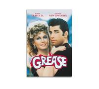 HWUEWQLERJI Grease Movie Posters Wall Art Vintage Poster Decorative Painting Aesthetic Canvas Decor for Living Room Bed Room 12x18inch(30x45cm) Unframe-style