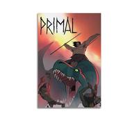 HWUEWQLERJI Primal Anime 1 Posters Wall Art Vintage Poster Decorative Painting Aesthetic Canvas Decor for Living Room Bed Room 16x24inch(40x60cm) Unframe-style