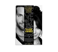 HWUEWQLERJI Silver Linings Playbook Posters Wall Art Vintage Poster Decorative Painting Aesthetic Canvas Decor for Living Room Bed Room 08x12inch(20x30cm) Unframe-style