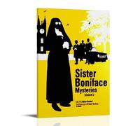 HWUEWQLERJI Sister Boniface Mysteries Posters Wall Art Vintage Poster Decorative Painting Aesthetic Canvas Decor for Living Room Bed Room 20x30inch(50x75cm) Frame-style