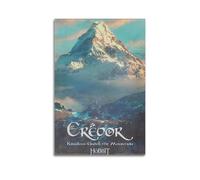 HWUEWQLERJI The Hobbit Posters Wall Art Vintage Poster Decorative Painting Aesthetic Canvas Decor for Living Room Bed Room 16x24inch(40x60cm) Unframe-style