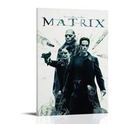HWUEWQLERJI The Matrix Posters Wall Art Vintage Poster Decorative Painting Aesthetic Canvas Decor for Living Room Bed Room 16x24inch(40x60cm) Frame-style