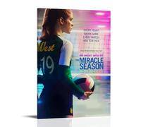 HWUEWQLERJI The Miracle Season Posters Wall Art Vintage Poster Decorative Painting Aesthetic Canvas Decor for Living Room Bed Room 16x24inch(40x60cm) Frame-style