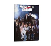 HWUEWQLERJI The Monster Squad Posters Wall Art Vintage Poster Decorative Painting Aesthetic Canvas Decor for Living Room Bed Room 16x24inch(40x60cm) Frame-style