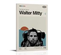 HWUEWQLERJI The Secret Life of Walter Mitty Posters Wall Art Vintage Poster Decorative Painting Aesthetic Canvas Decor for Living Room Bed Room 24x36inch(60x90cm) Frame-style