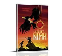 HWUEWQLERJI The Secret of NIMH Posters Wall Art Vintage Poster Decorative Painting Aesthetic Canvas Decor for Living Room Bed Room 12x18inch(30x45cm) Frame-style
