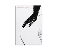 HWUEWQLERJI The Strokes Posters Is This It Album Posters Wall Art Vintage Poster Decorative Painting Aesthetic Canvas Decor for Living Room Bed Room 16x24inch(40x60cm) Unframe-style